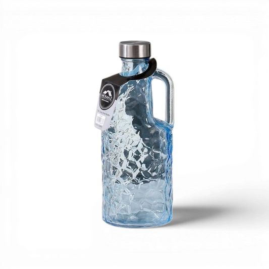 Momaz Household Glass Drink Bottle LZZ158 1000ml - Light Blue