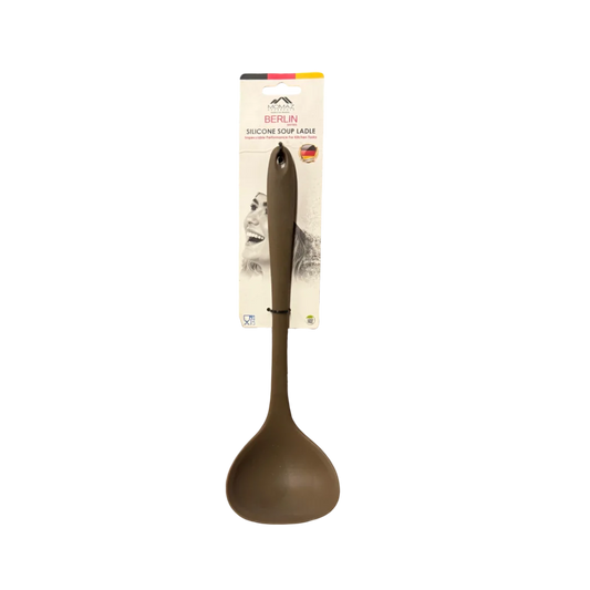 Momaz Household Silicone Soup Ladle - Beige