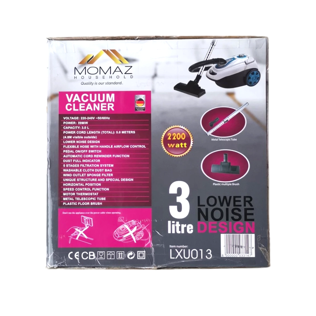 Momaz Vacuum Cleaner - 3 Liters