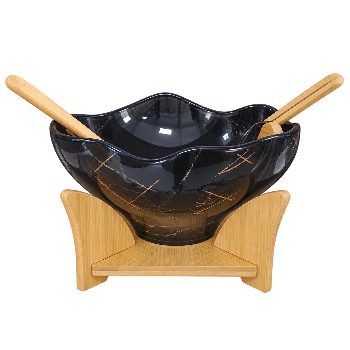 Momaz Salad Bowl With Bambo Base