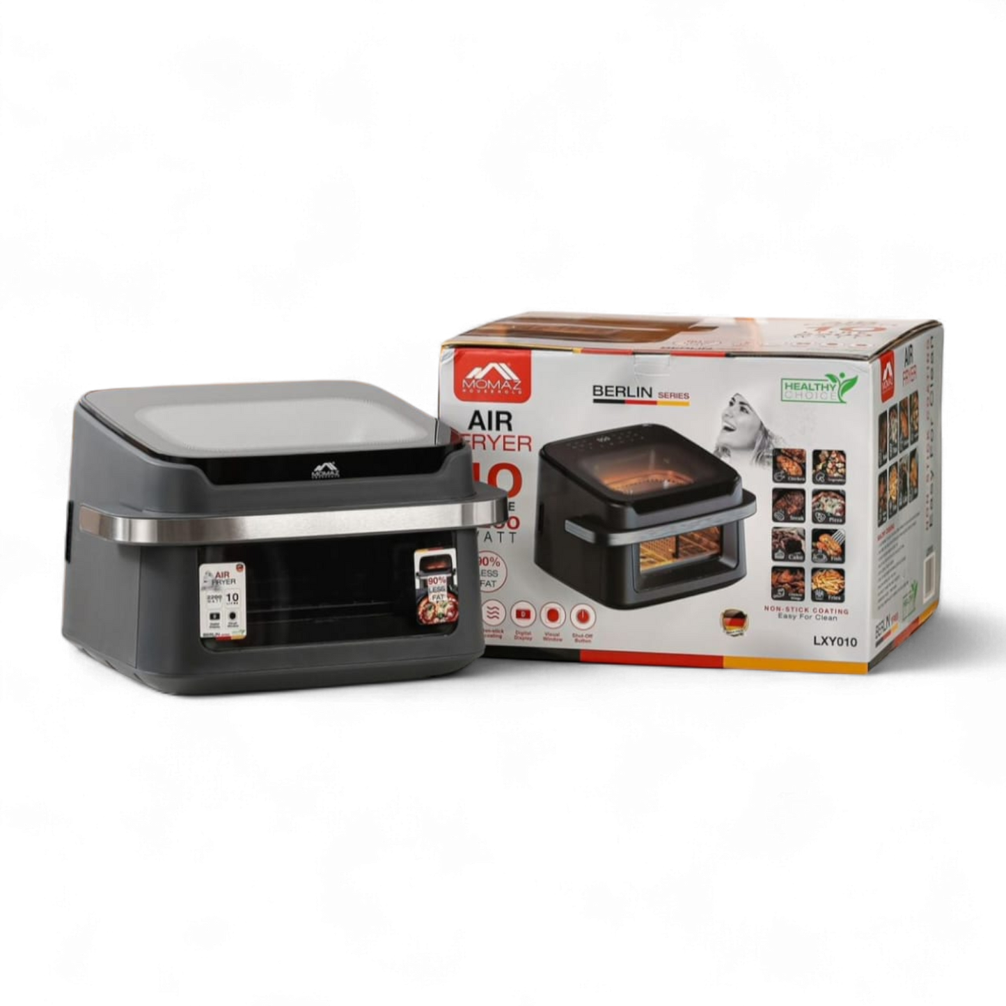 Momaz Berlin Series Air Fryer – 10 Liters