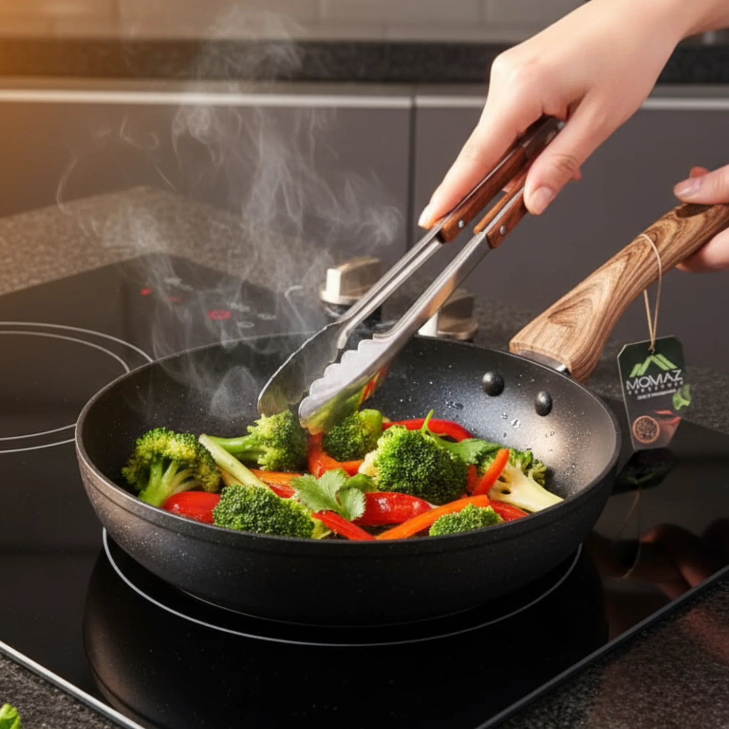 Momaz 3-Piece Nonstick Fry Pan Set