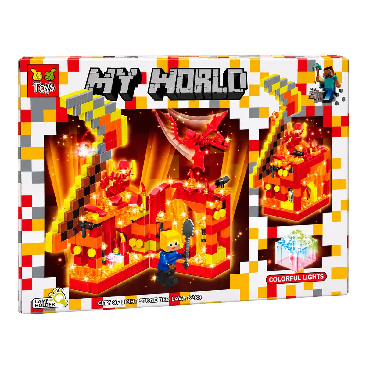 My World Lava Adventure Building Set