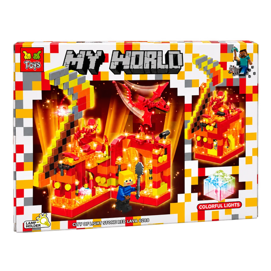My World Lava Adventure Building Set