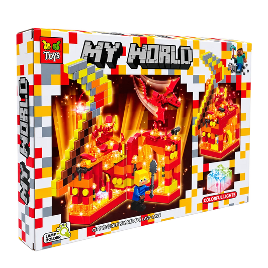 My World Lava Adventure Building Set