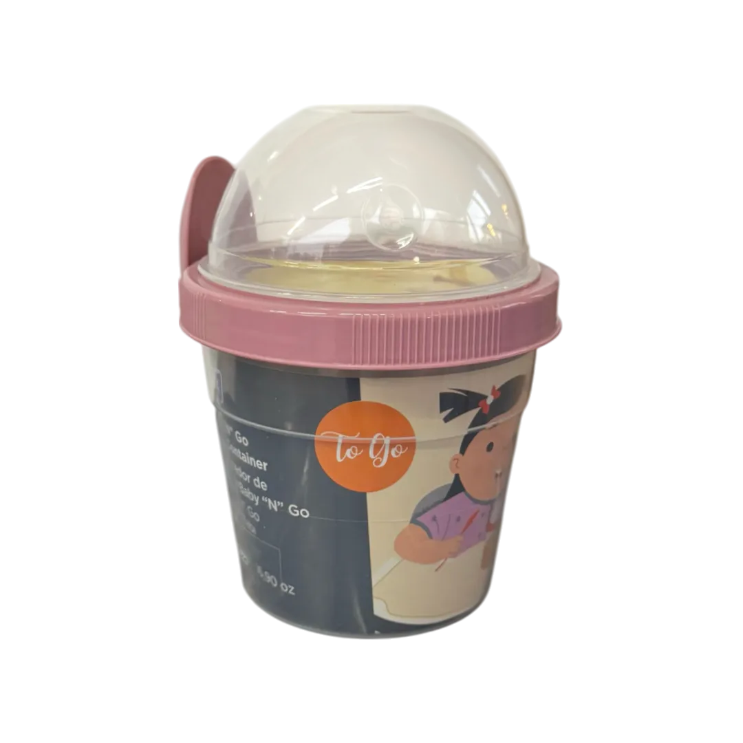 PVC Cup With Lid And Spoon 500ml - 5 Colors