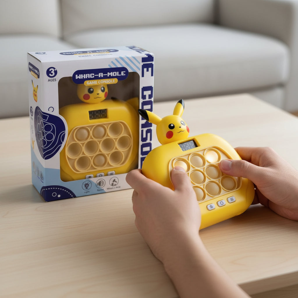 Pikachu Whack-a-Mole Game Console