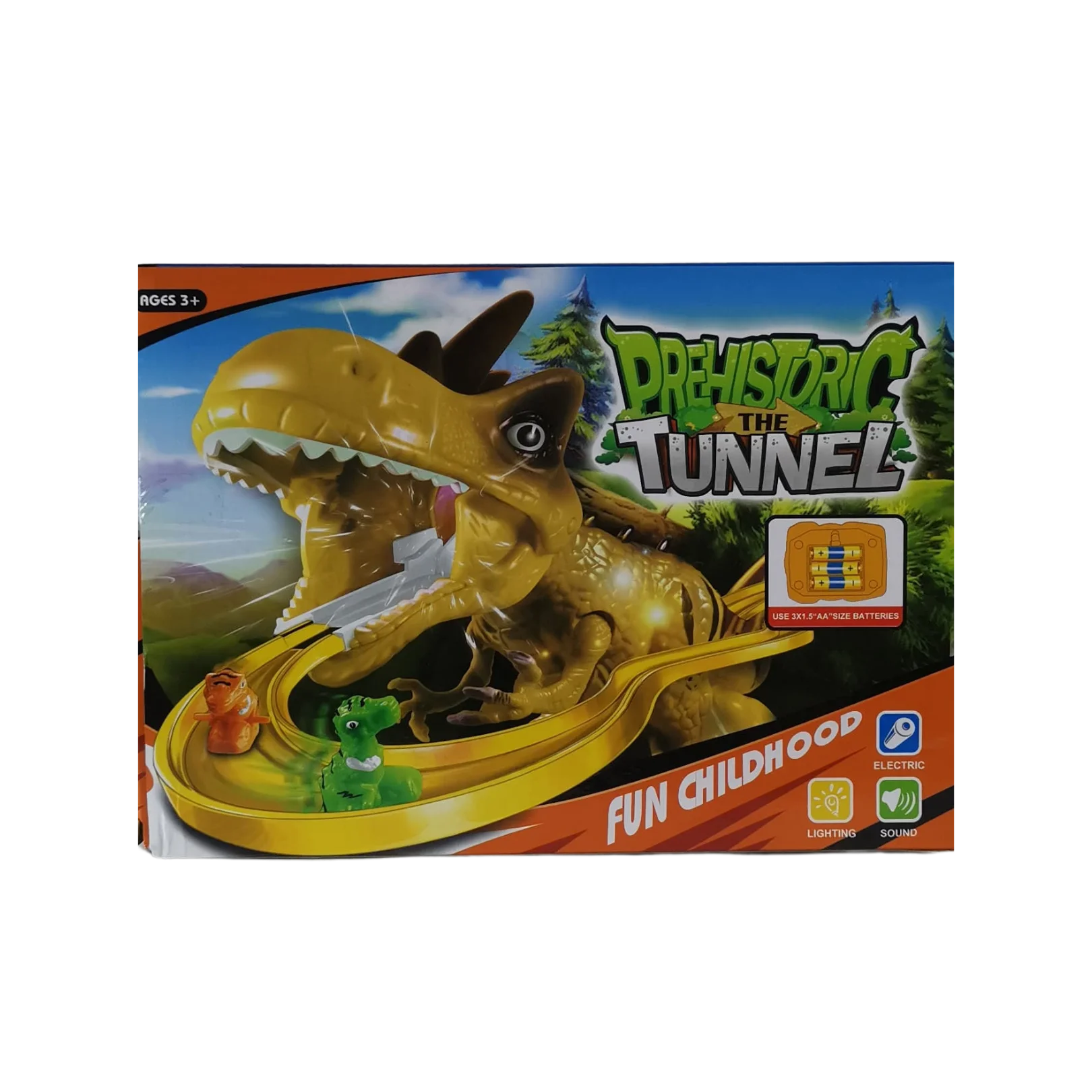Prehistoric Dinosaur Tunnel Playset
