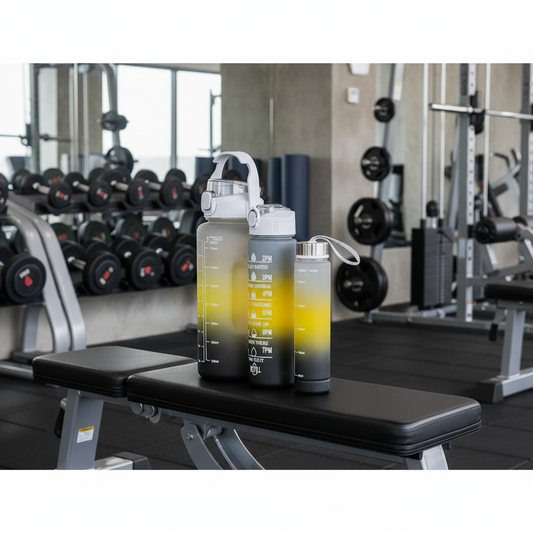 Gradient Water Bottles Set - 3 Pieces