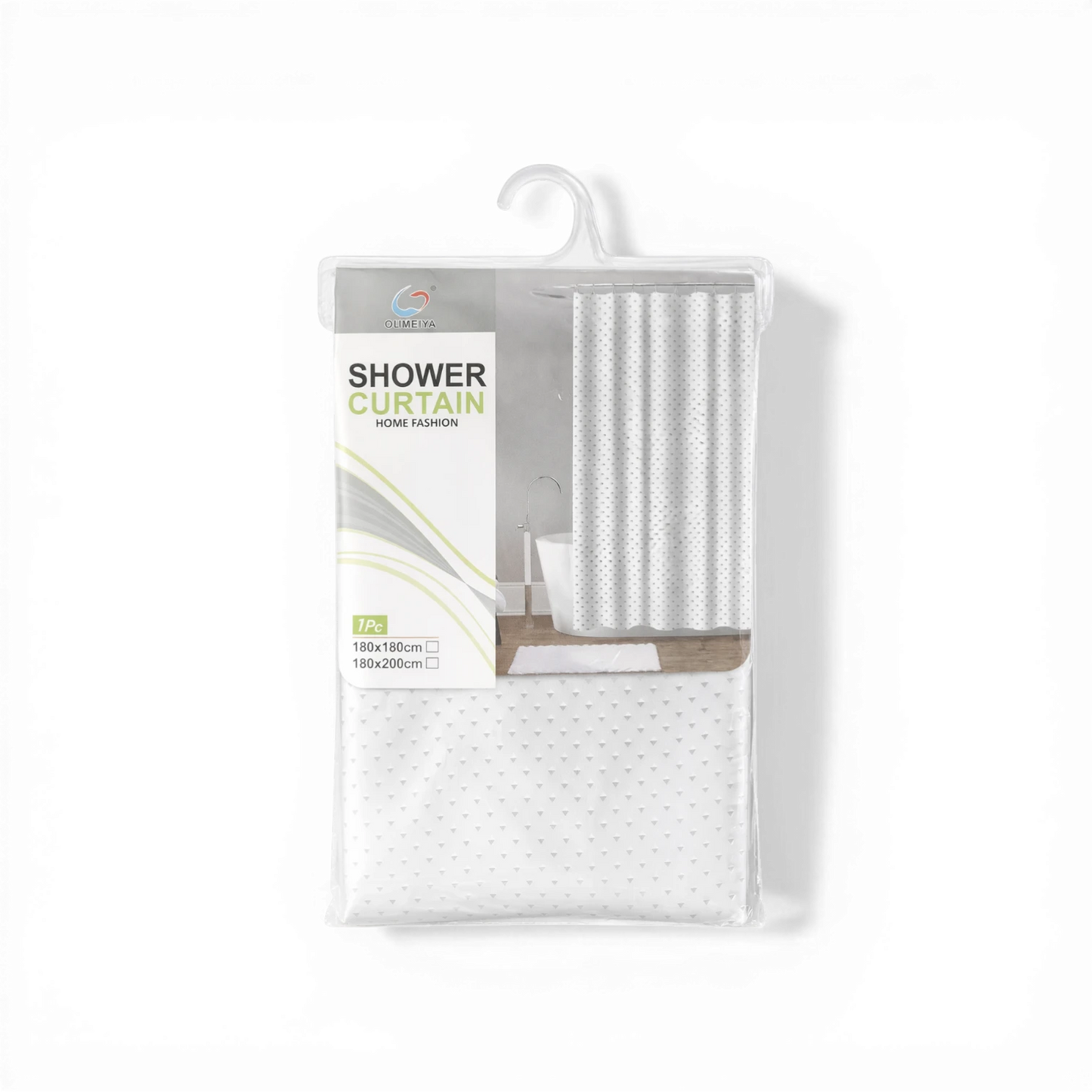 Shower Curtain – Waterproof Bathroom Curtain – 180×180 / 180×200 cm