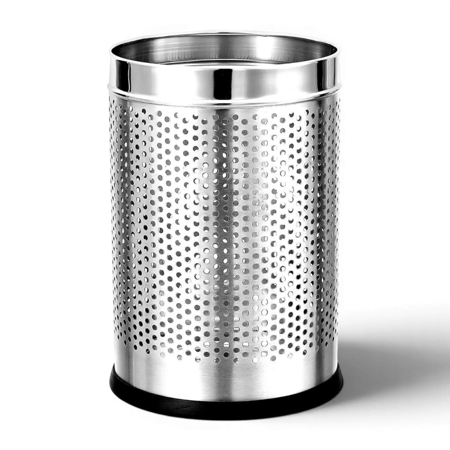 Silver Trash Bin