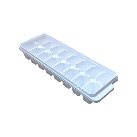 Square Ice Cube Tray - White