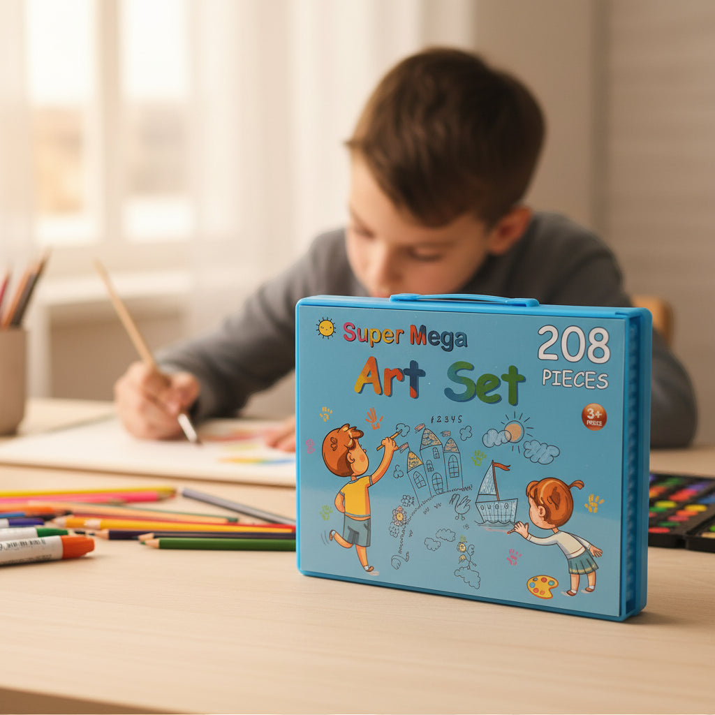 Super Mega Art Set – 208 Pcs