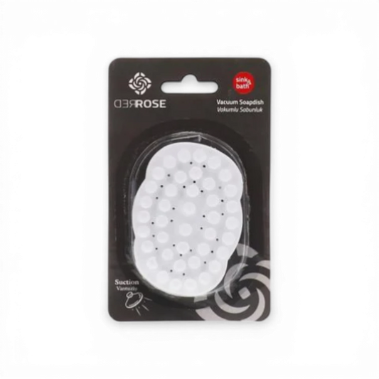 The Rose Vacuum Soap Dish – Suction Soap Holder – Sink & Bath