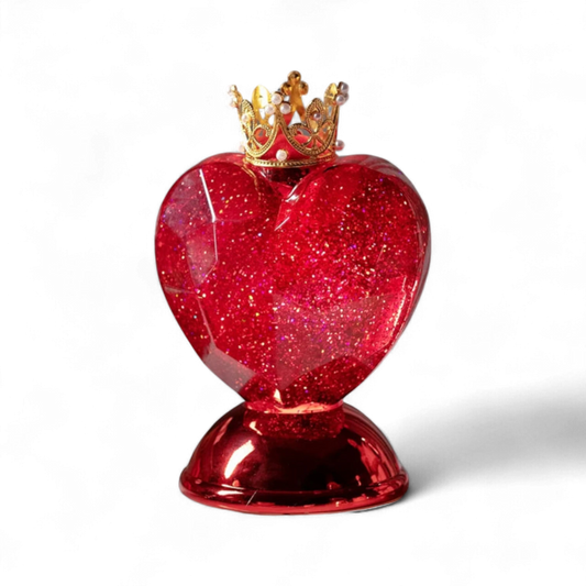 Crystal Heart LED Glitter Ball