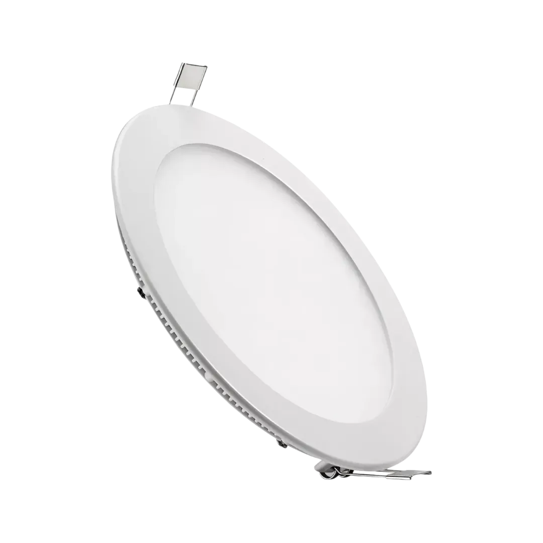 Wellmax Round LED Ceiling Panel Light Recessed High Performance - 12w