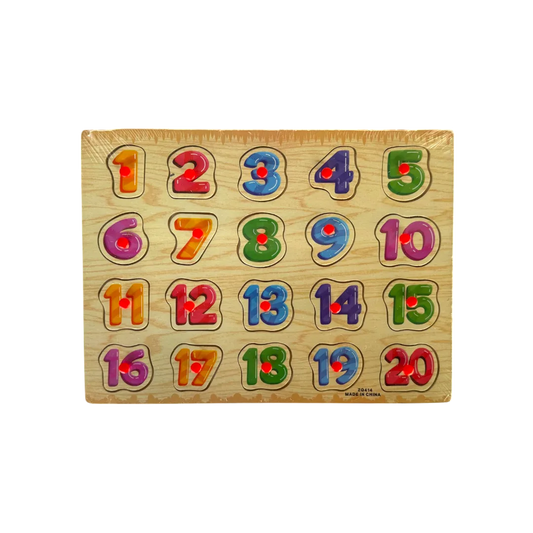 Wooden Numbers Puzzle