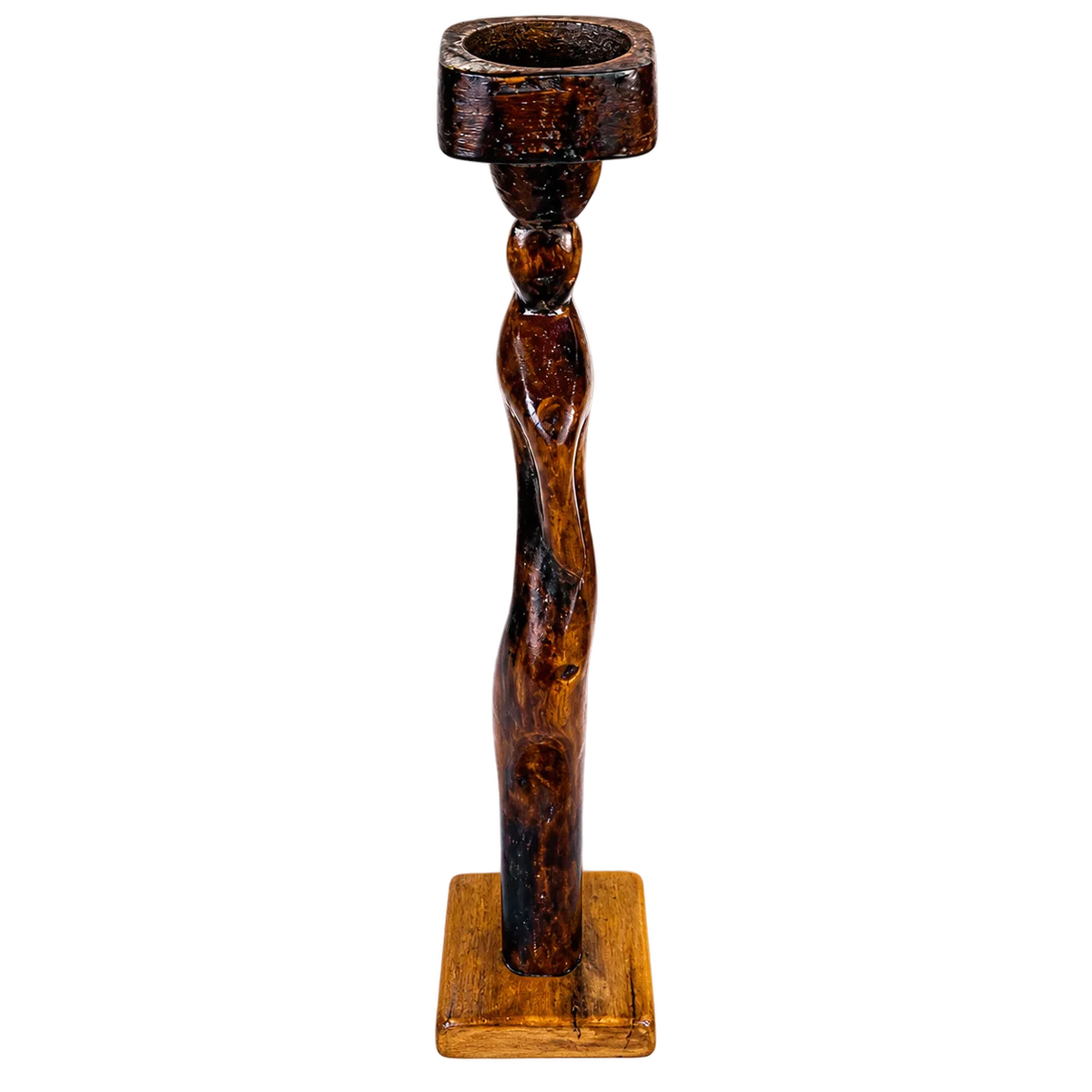 Wooden Candle Holder
