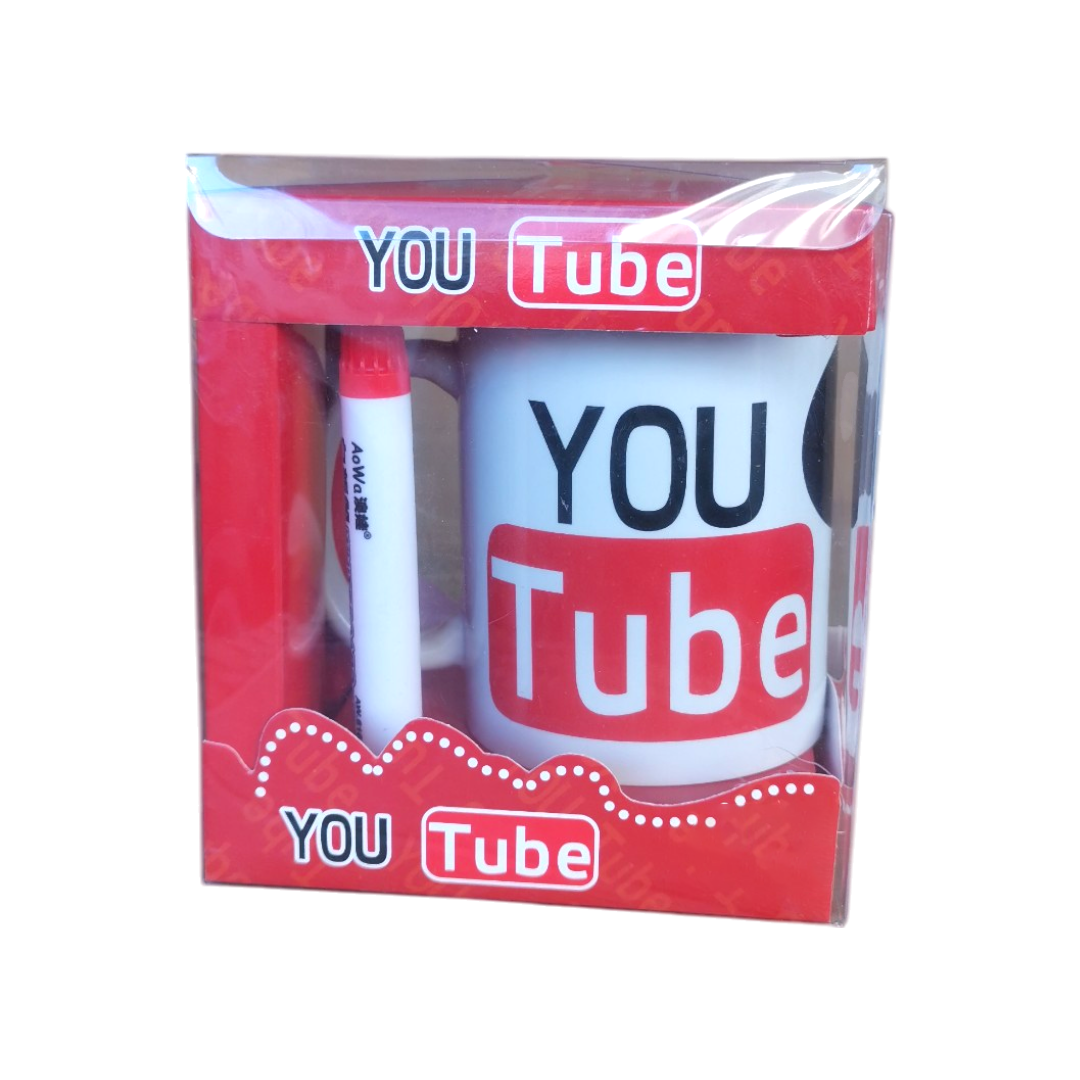 Youtube Mug With Pen