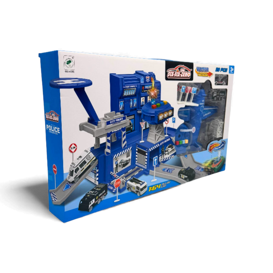 Police Station Playset – 29 Pcs