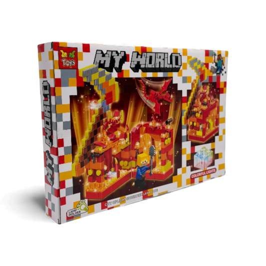 My World Lava Adventure Building Set
