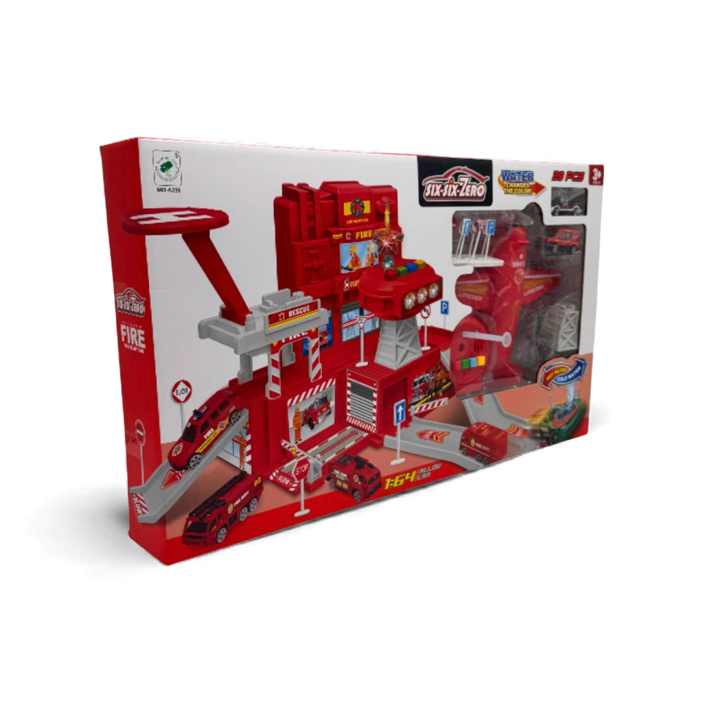 Fire Rescue Playset – 29 Pcs
