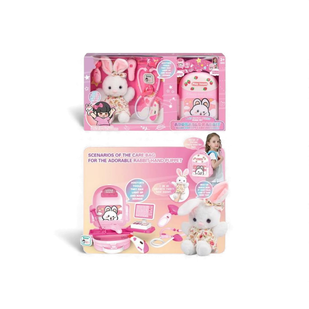 Rabbit Doctor Playset with Backpack