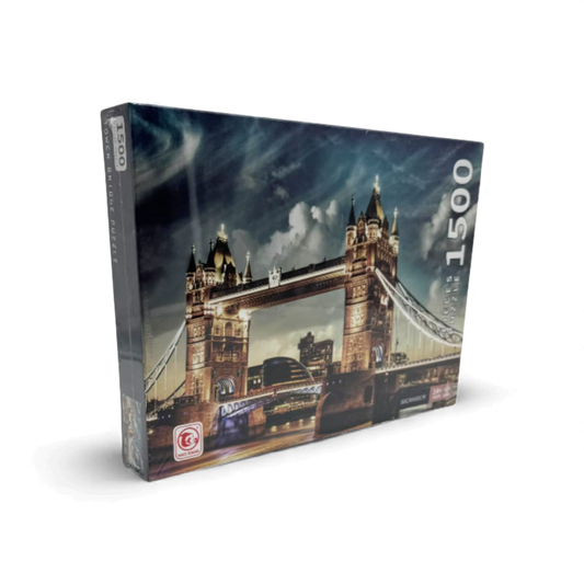 1500-Piece Night City Bridge Puzzle