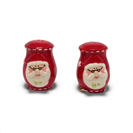 Santa Ceramic Salt And Pepper Shakers – Set of 2