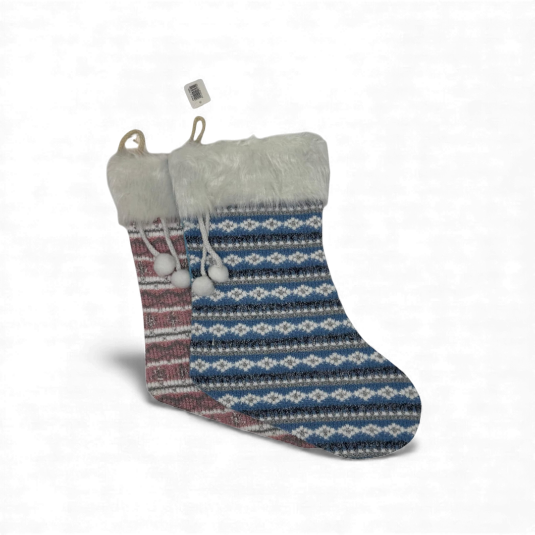 Winter Knit Christmas Stockings