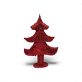 Red Glitter Christmas Tree Decor
