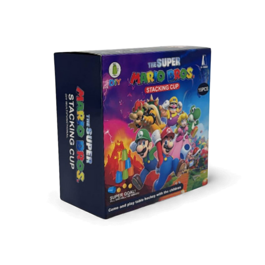 Super Mario Stacking Cups Game