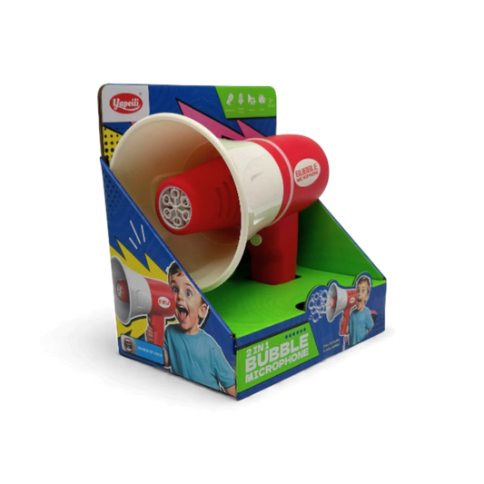 2-in-1 Bubble Microphone Toy