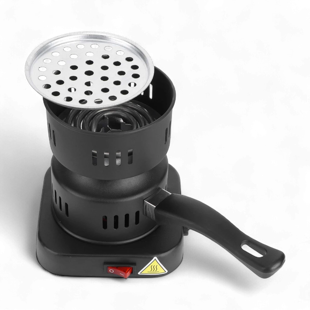 Electric Charcoal Burner - With Handle Pan