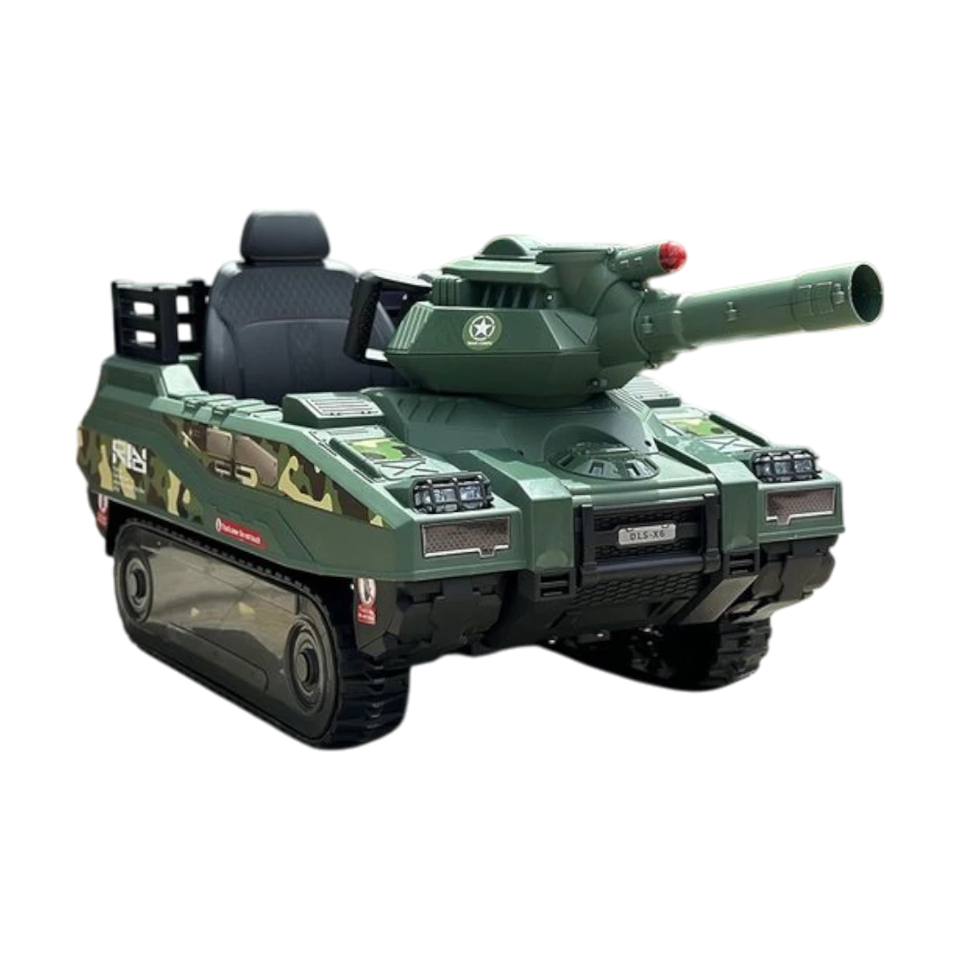 Electric Ride-On Tank Toy For Kids