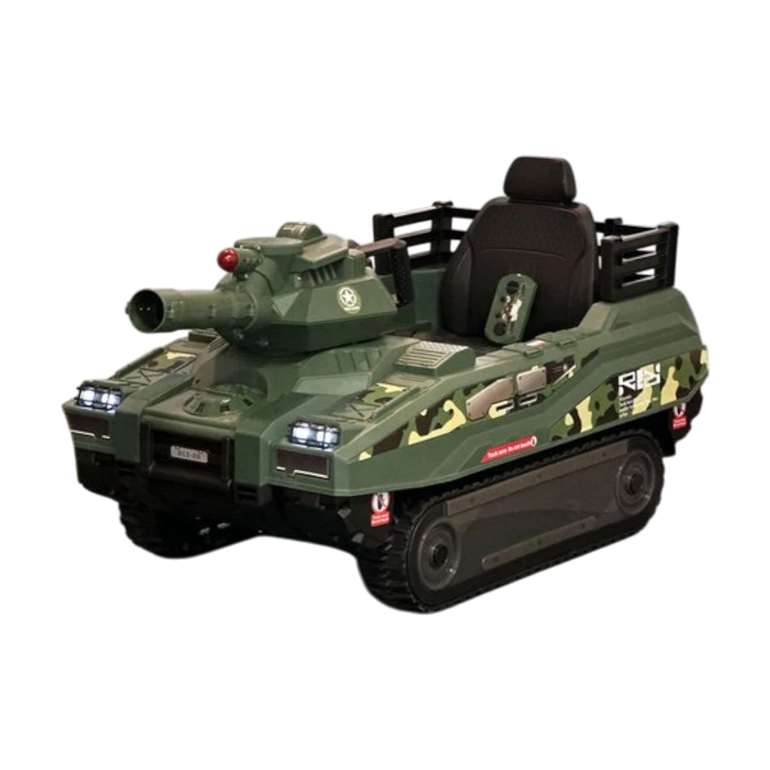 Electric Ride-On Tank Toy For Kids