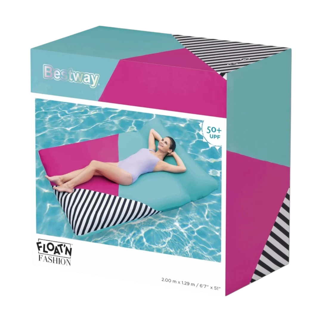 Bestway Float'n Fashion Pool Lounger - 200 x 113 Cm