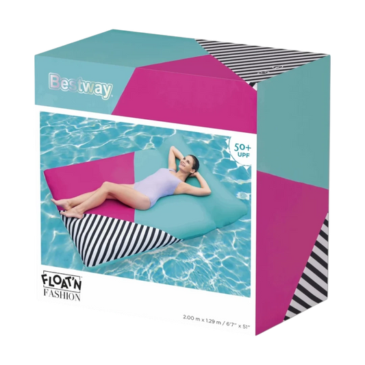 Bestway Float'n Fashion Pool Lounger - 200 x 113 Cm