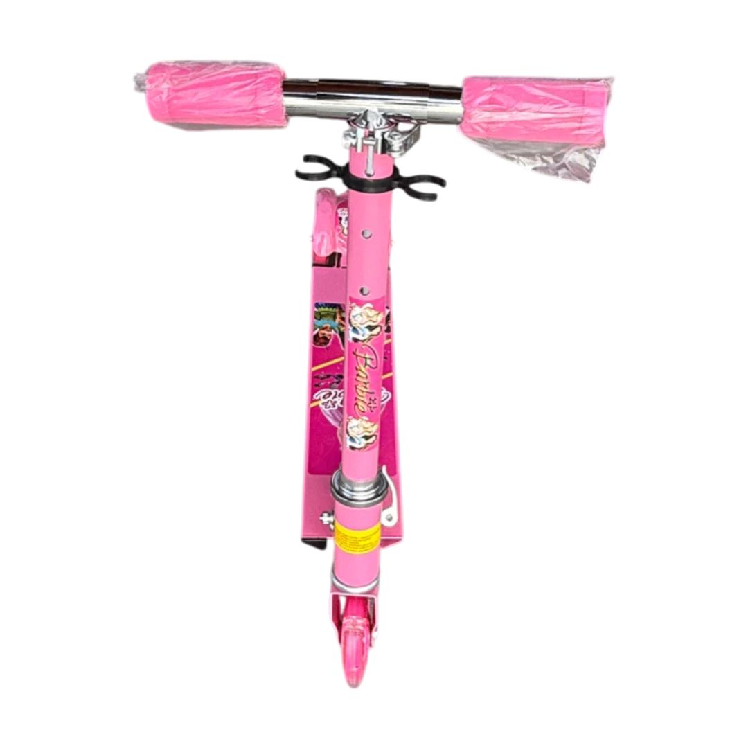 Star Princess Kids Folding Scooter - Pink