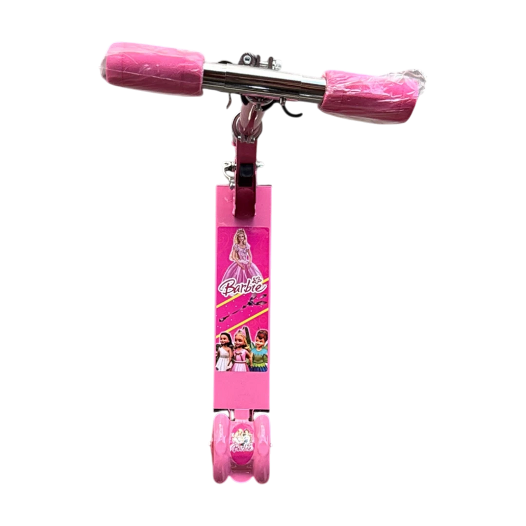Star Princess Kids Folding Scooter - Pink