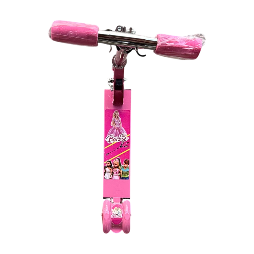Star Princess Kids Folding Scooter - Pink