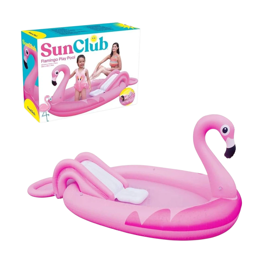 SunClub Flamingo Inflatable Play Pool - Pink