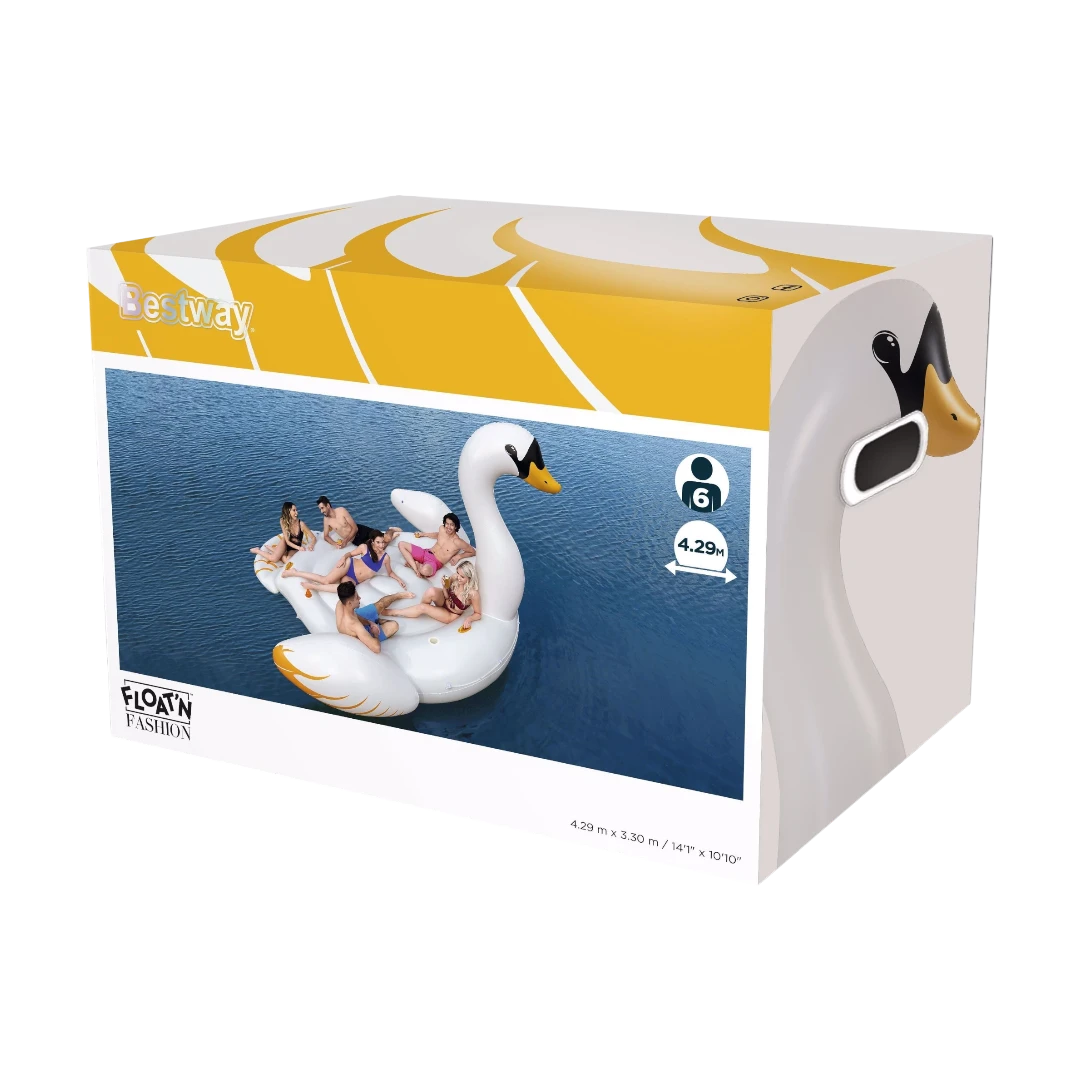 Bestway Giant Swan Pool Float - 6 Persons