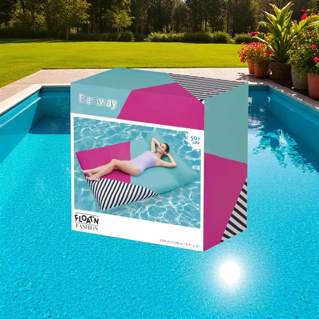 Bestway Float'n Fashion Pool Lounger - 200 x 113 Cm
