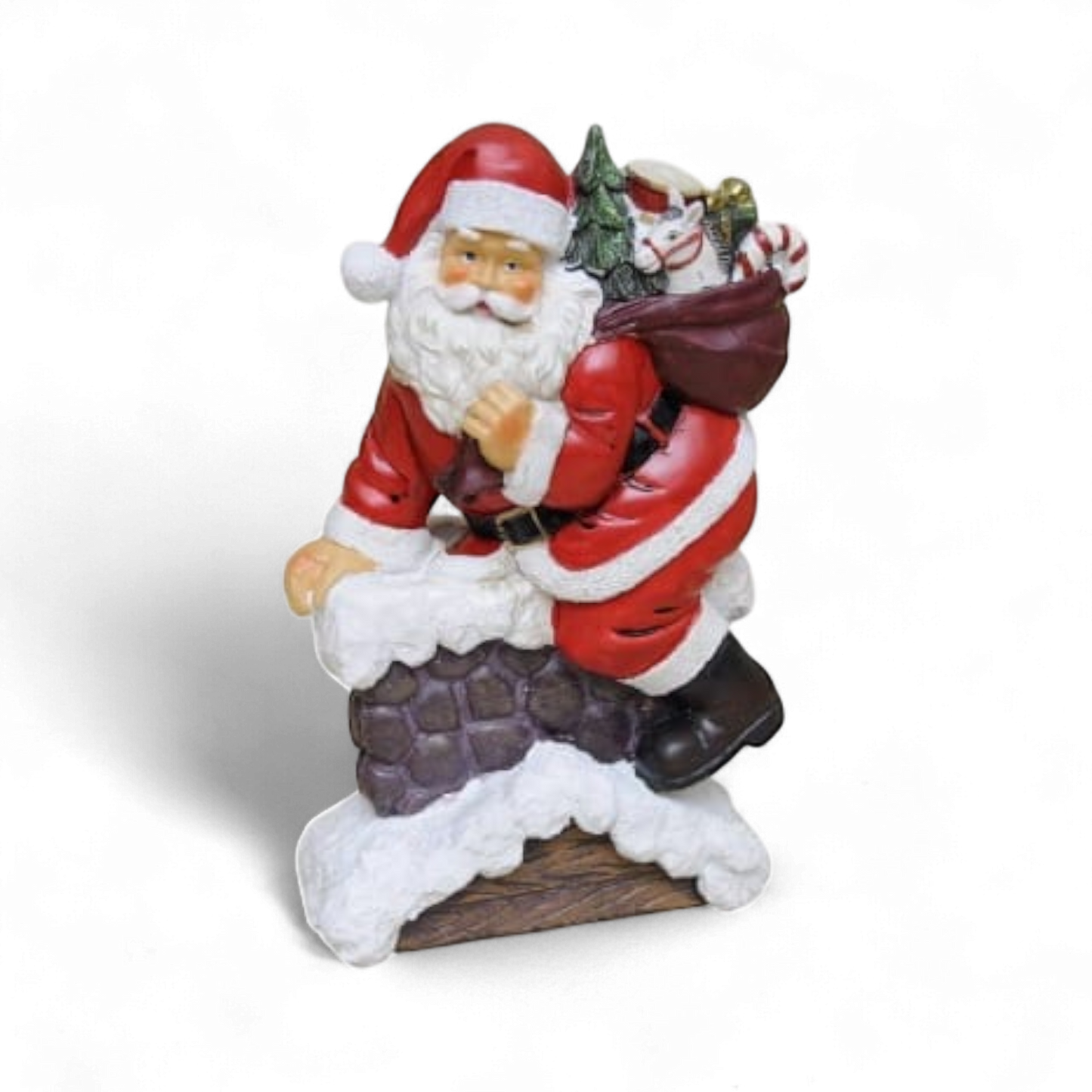 Santa Claus Figurine on Chimney