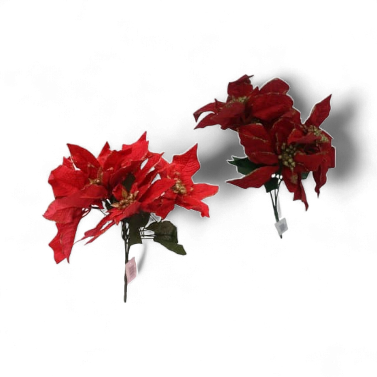 Artificial Poinsettia Flower Bouquet