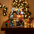 Santa Claus Light-Up Christmas House