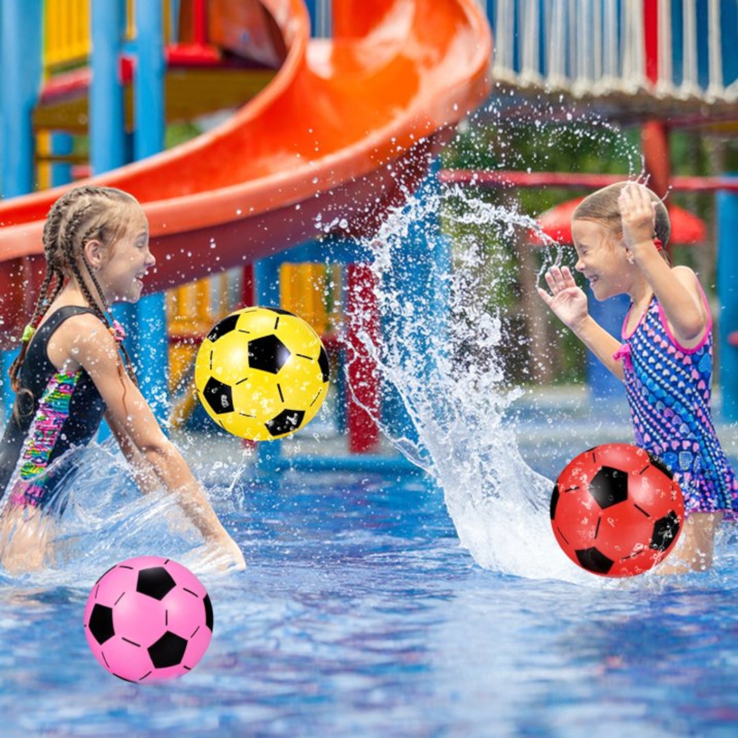 Inflatable PVC Kids Football Soccer Ball - 5 Colors
