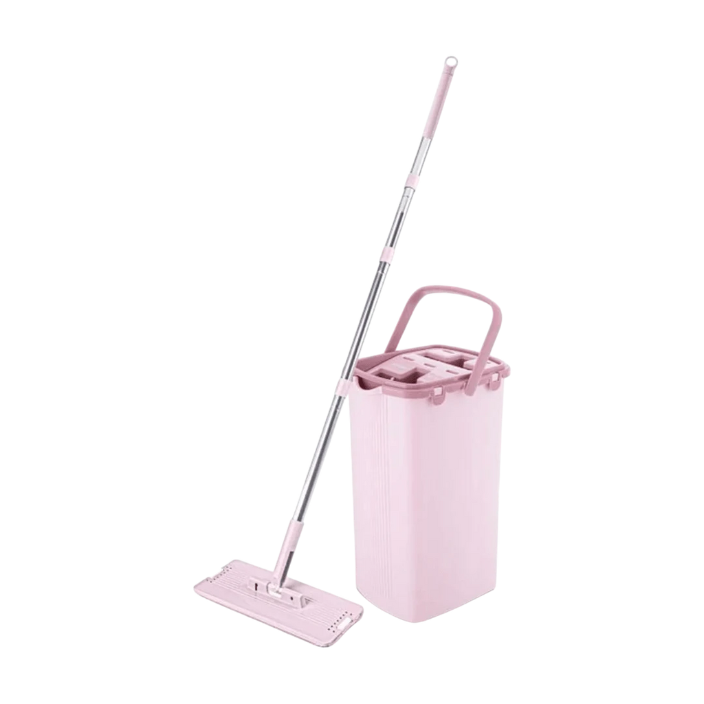 Flora Magic Flat Mop With Bucket - 8 Liters