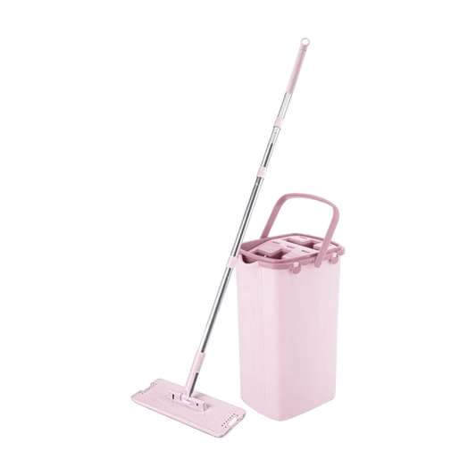 Flora Magic Flat Mop With Bucket - 8 Liters